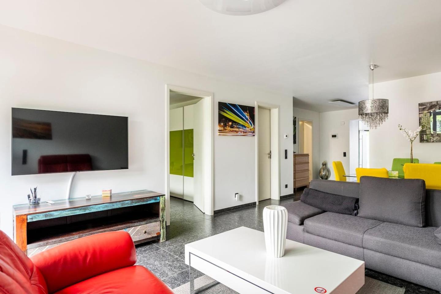 Wunderschoene Terrassenwohnung Mit Blick Ins Gruene! เมียร์บุช ภายนอก รูปภาพ